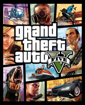 GTA V box art cover